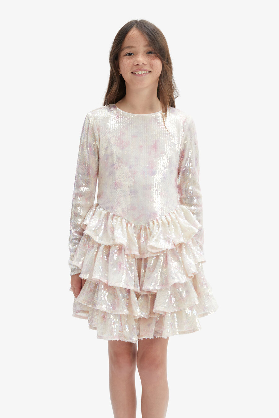 Girls Abby Sequin Dress