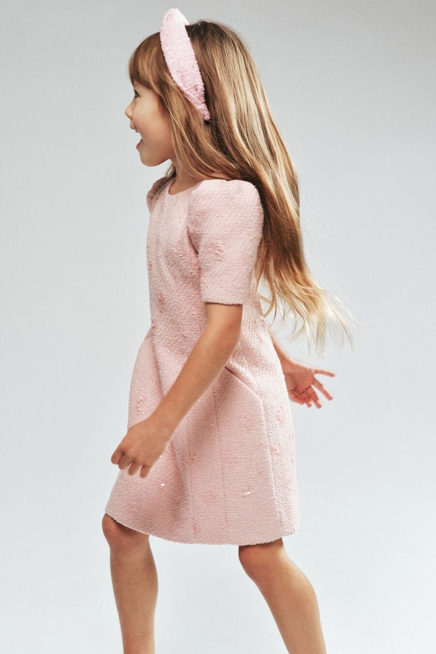 Girls Knot Boucle Headband