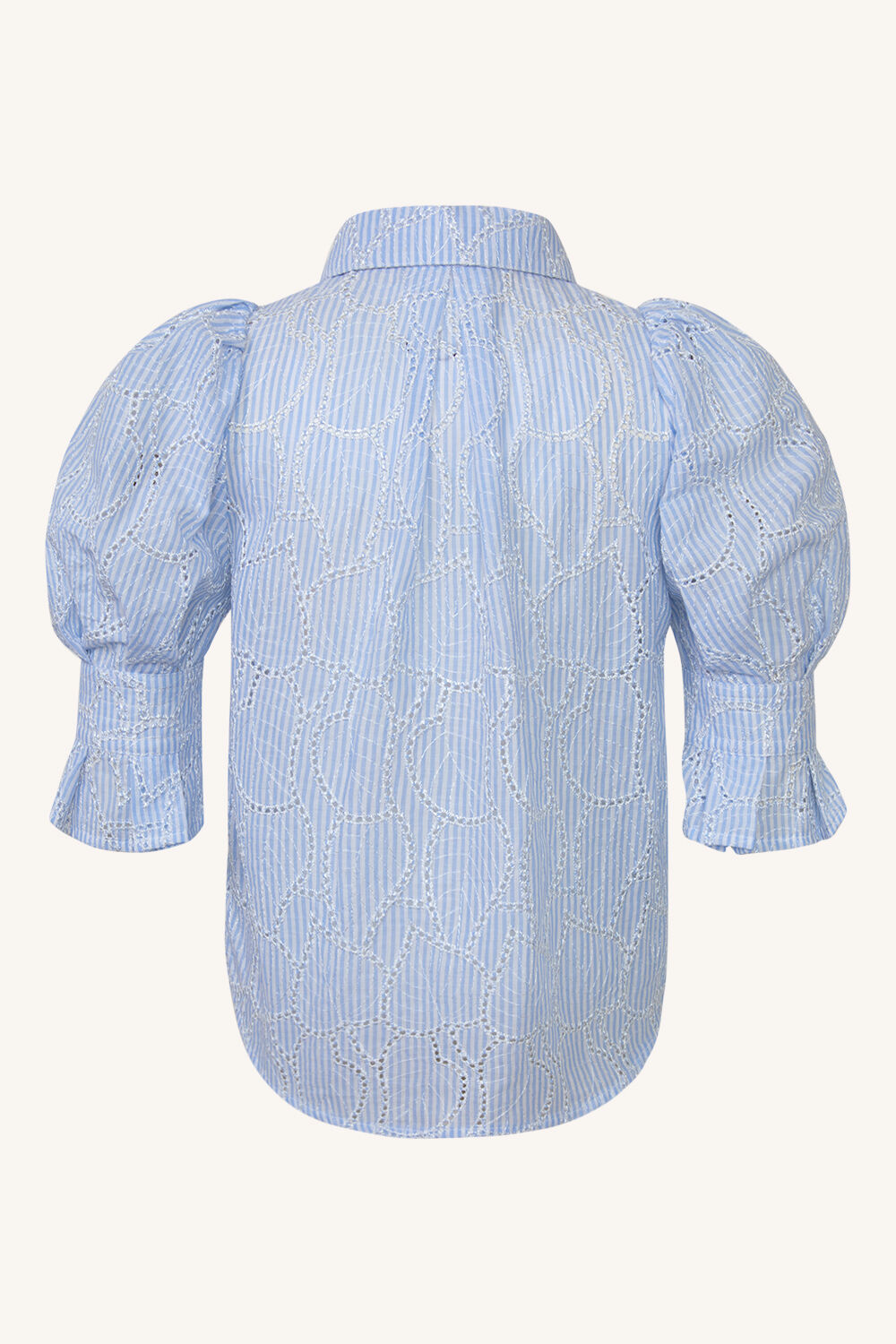 GIRLS MINI STRIPE SHIRT in colour GRAY DAWN