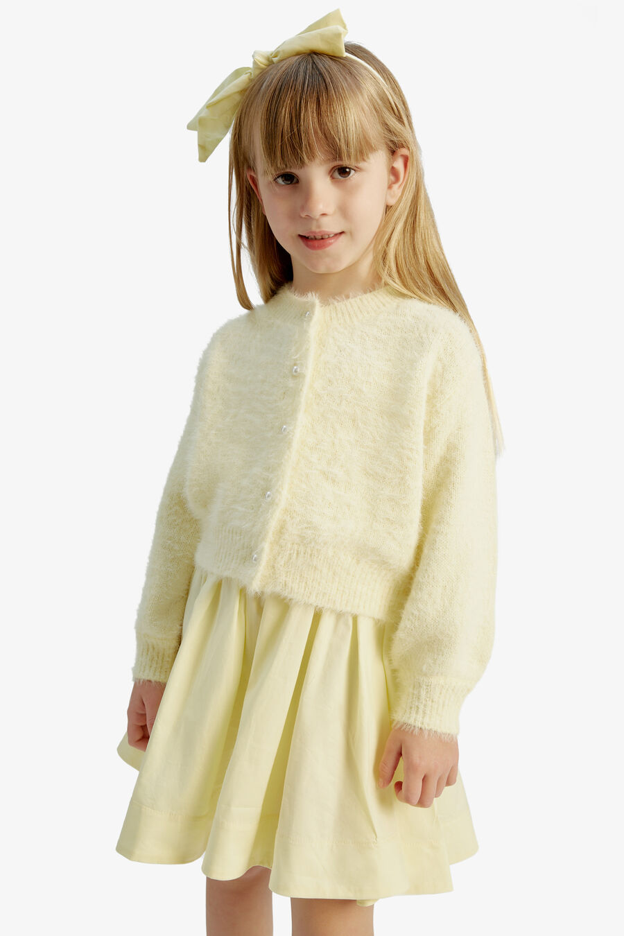 Girls Bell Sleeve Cardi