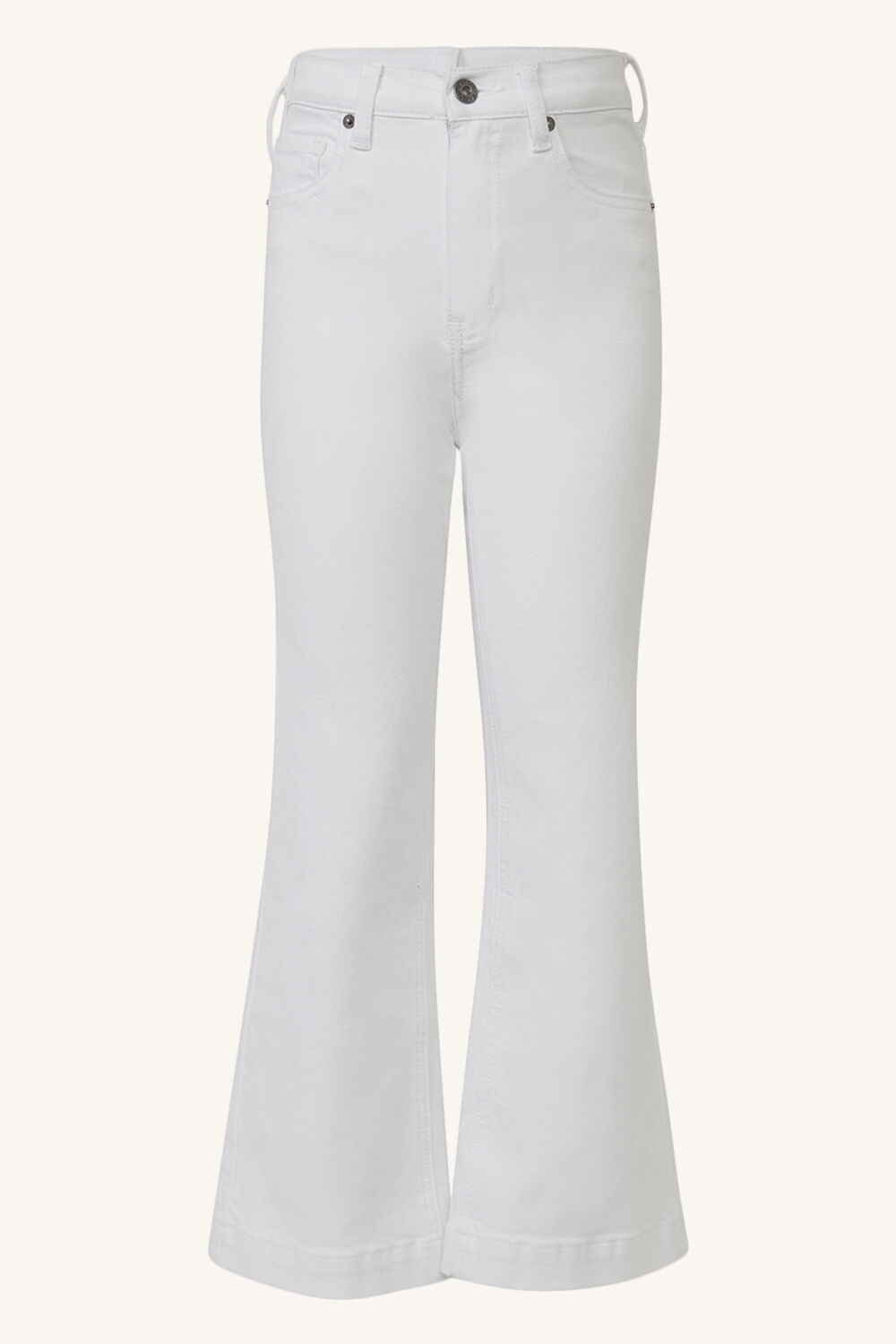 GIRLS LORA WIDE LEG JEAN in colour CLOUD DANCER