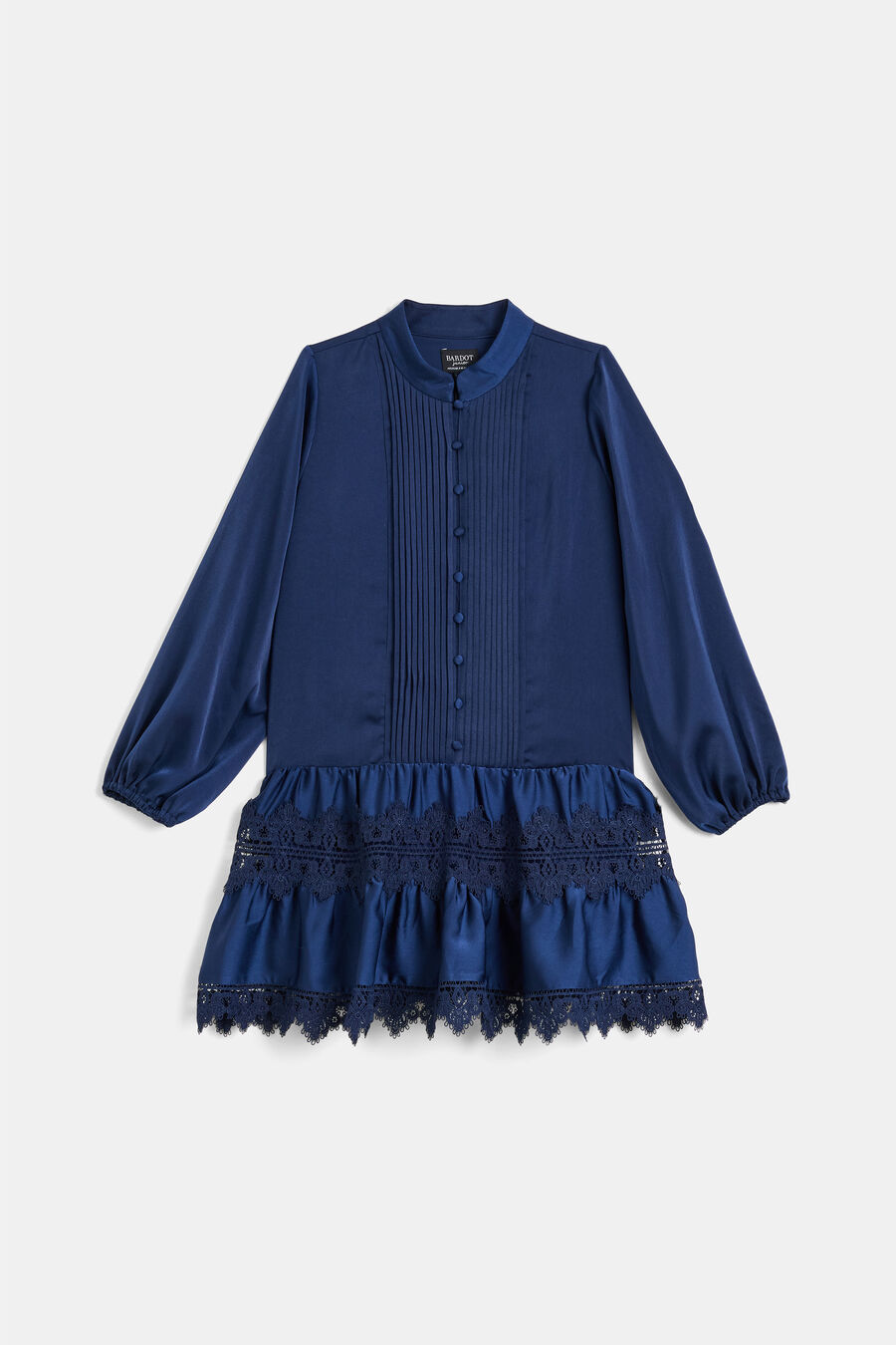 Girls Anie Satin Shirt Dress