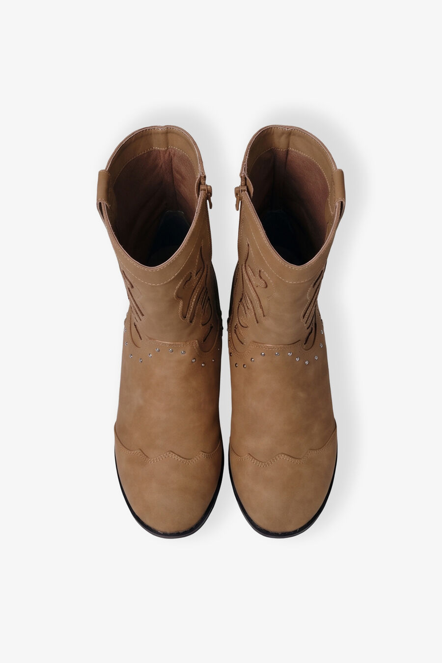 Girls Suede Embroidered Boot