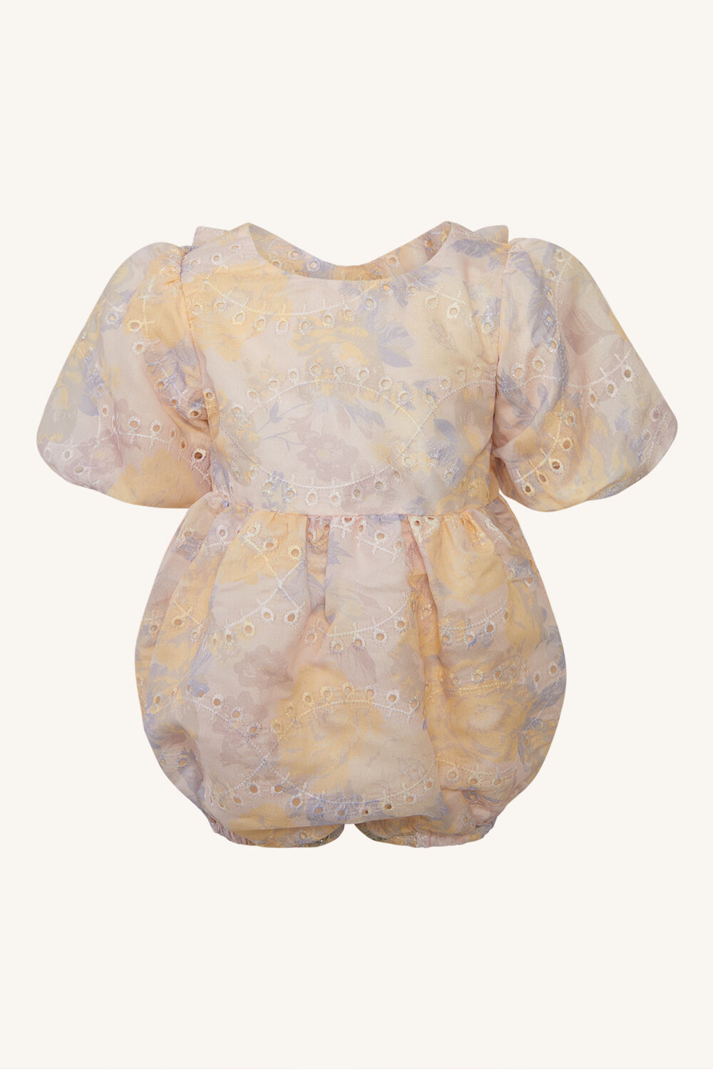 BABY GIRL SOFT FLORAL GROW in colour WHISPER PINK