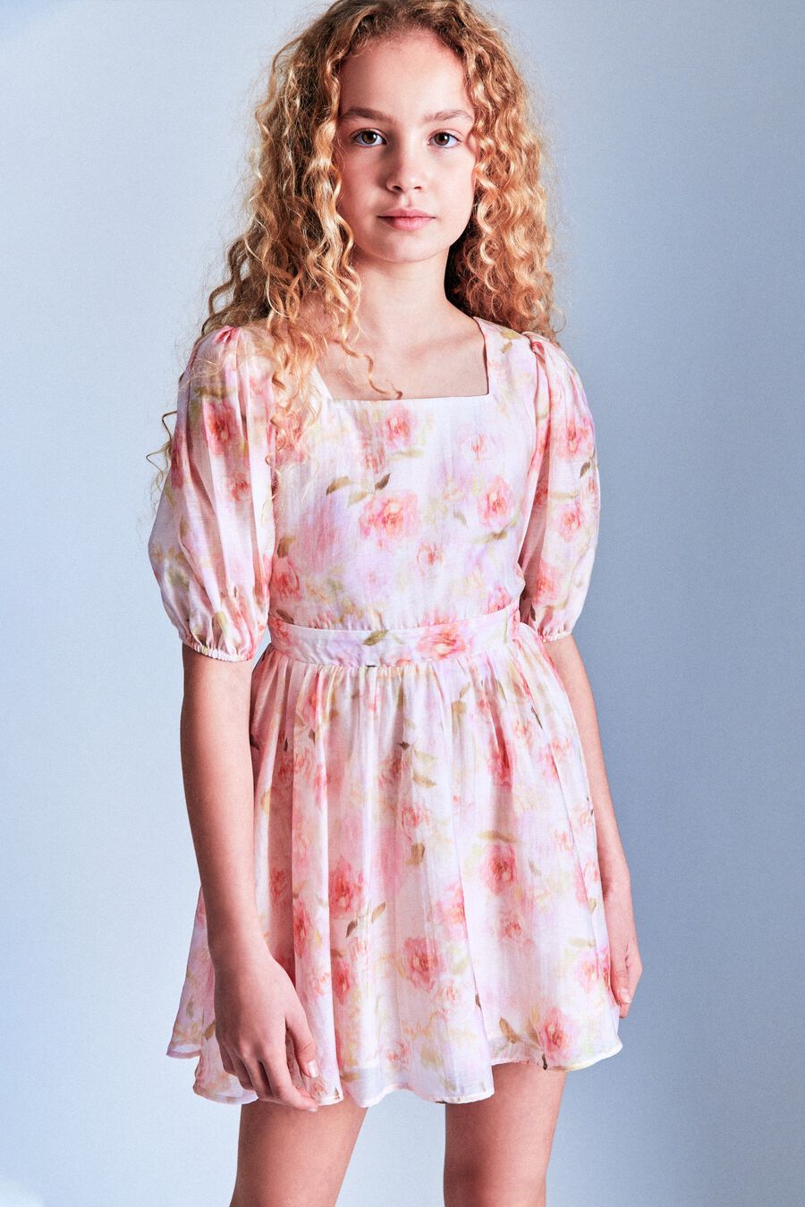 Girls Margo Floral Mini Dress