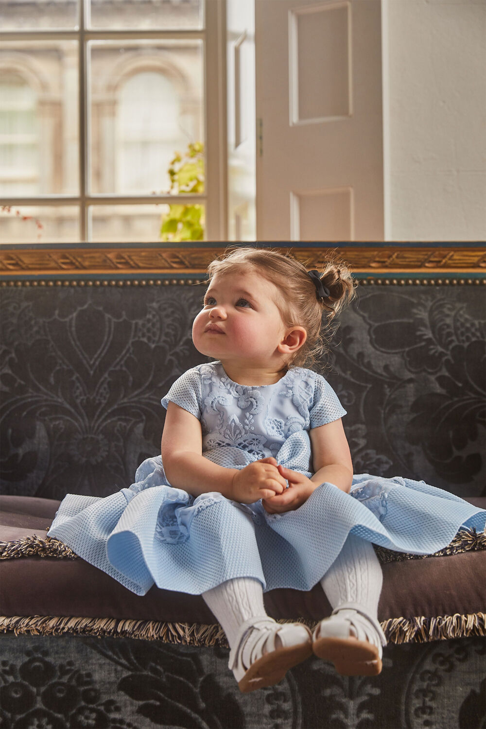 AVA STARLET DRESS in colour CROWN BLUE