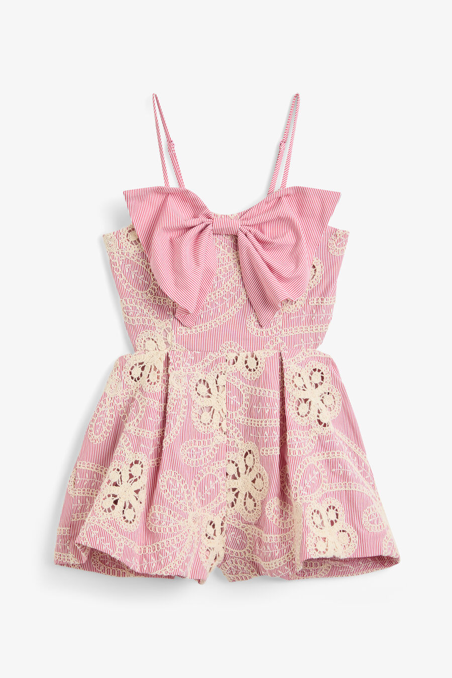 Girls Vieda Bow Front Playsuit