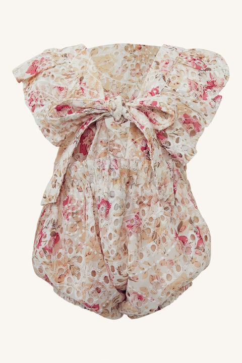 BABY GIRL FRANKIE RUFFLE GROW in colour SACHET PINK