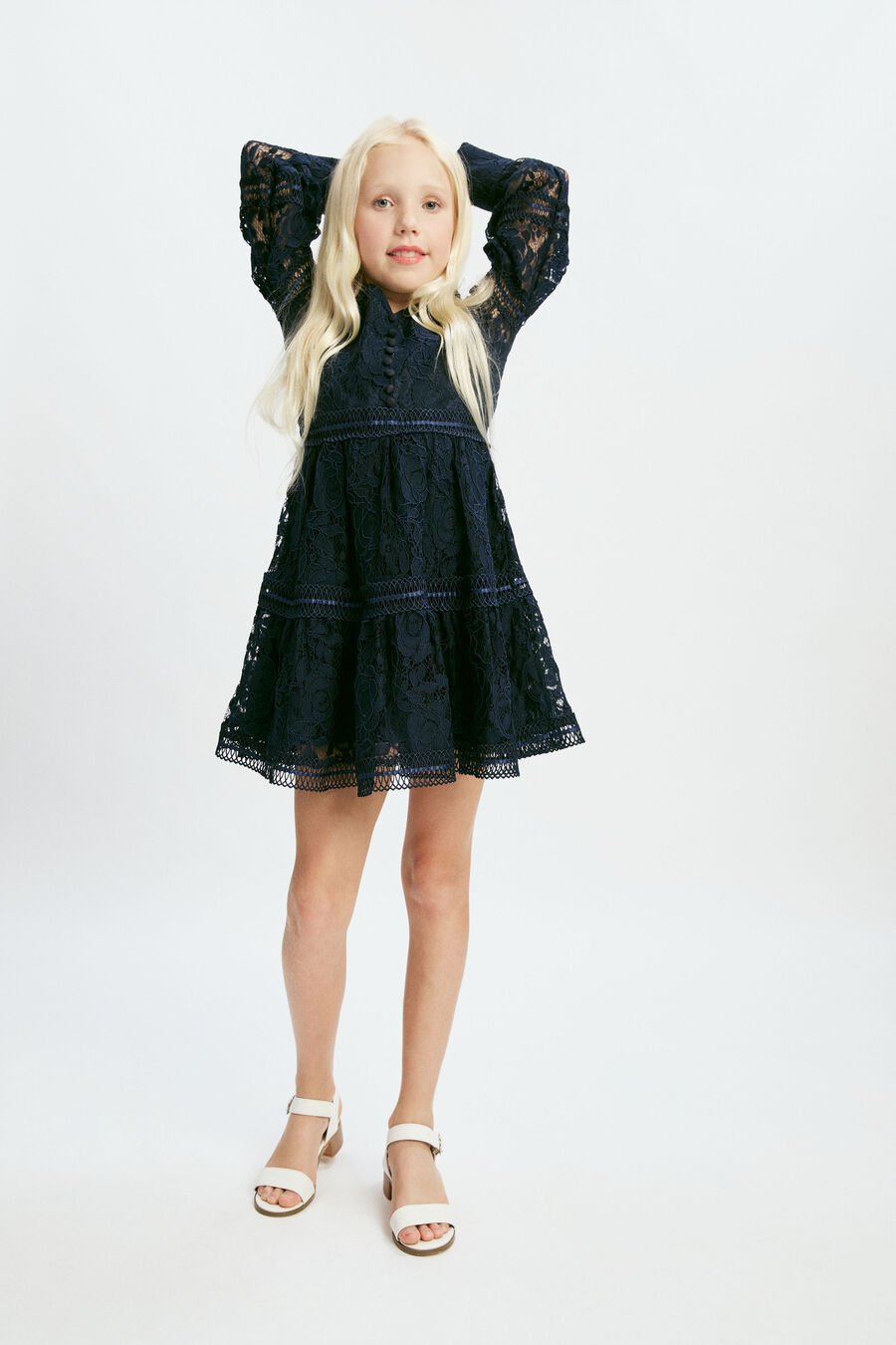 Girls Veronica Lace Dress