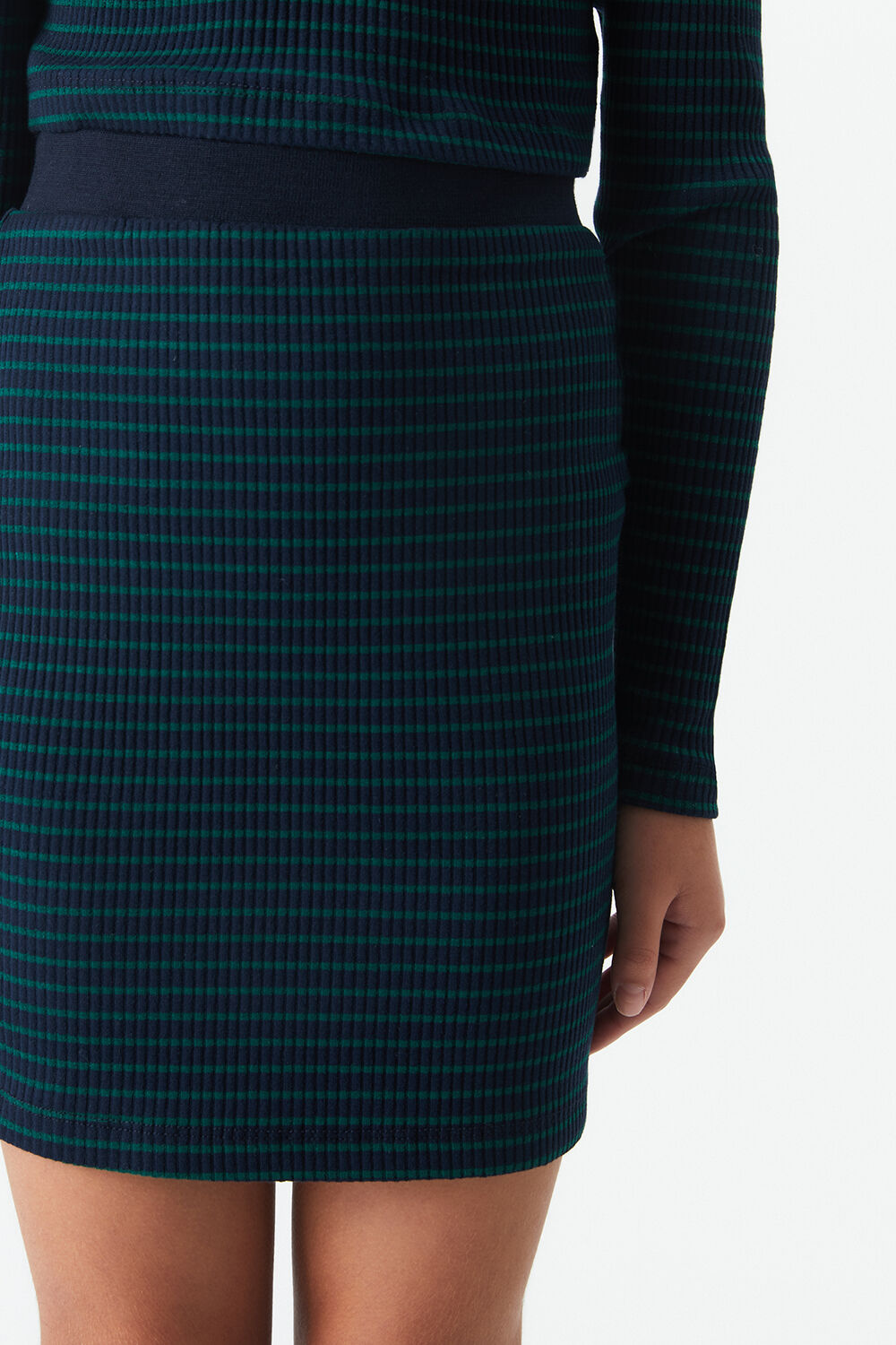 GIRLS EVA STRIPE SKIRT in colour THRUSH
