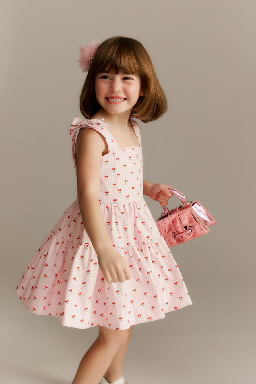 Girls Suki Cherry Mini Dress