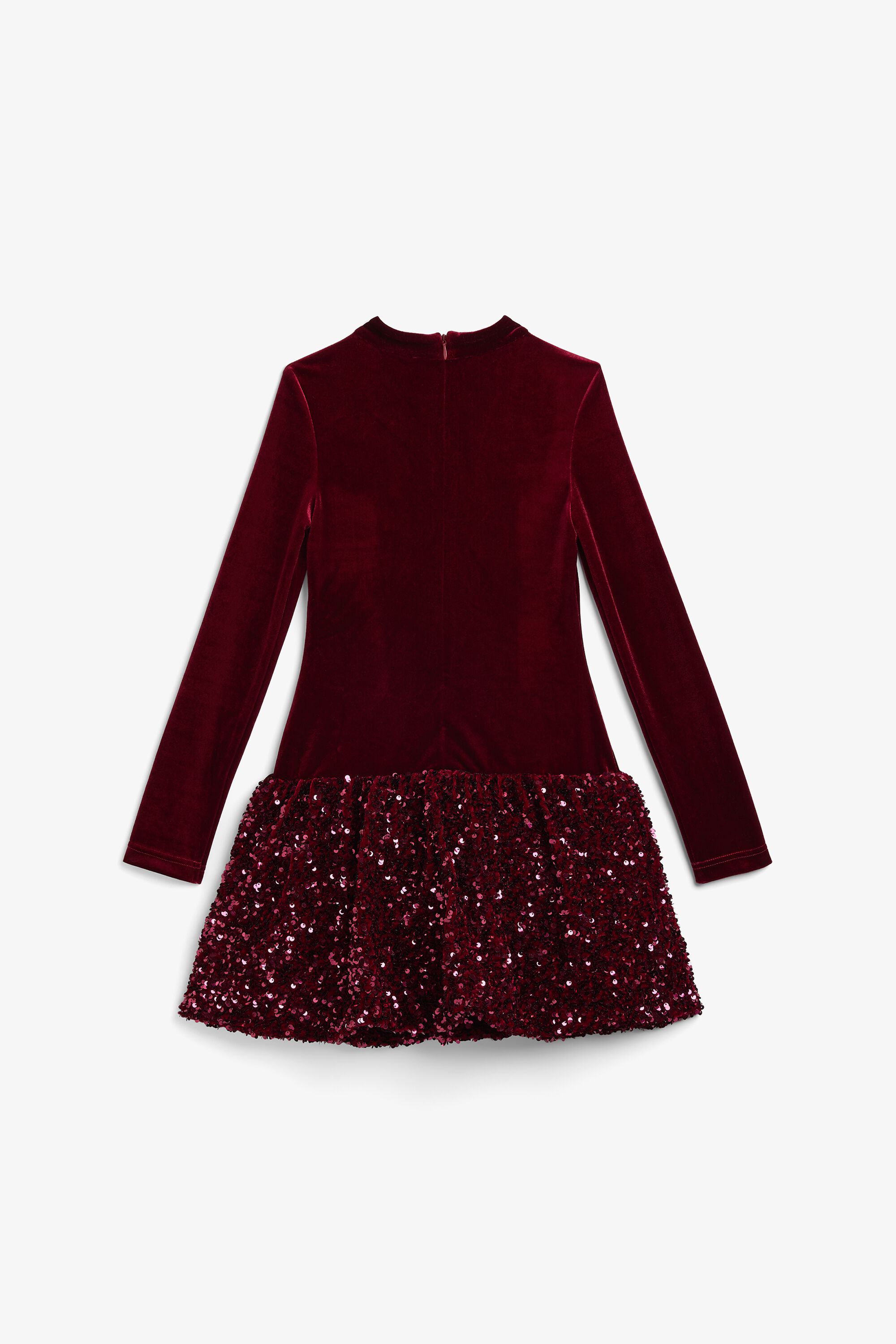 burgundy junior dresses Girls Andi Velour Bubble Dress In Scantilly by Curvy Kate Shop-App-Published shoulder neckline with a Color::#4-Deep Lilac little girl burgundy flower girl dresses