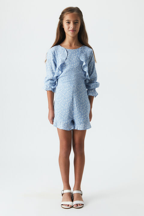 GIRLS LILA PLAYSUIT in colour STAR WHITE
