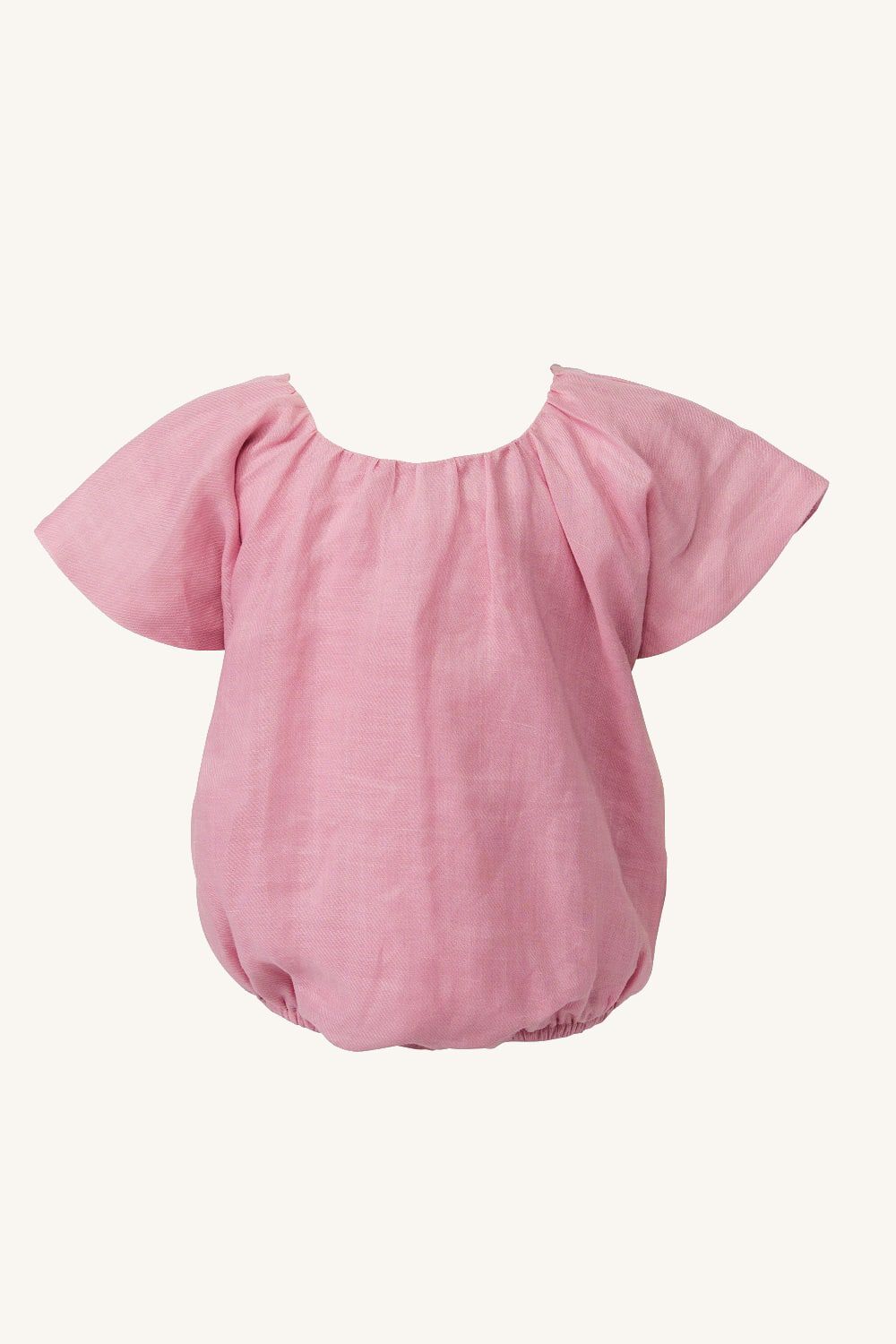BABY GIRL ALESSA SMOCK GROW in colour PETAL PINK