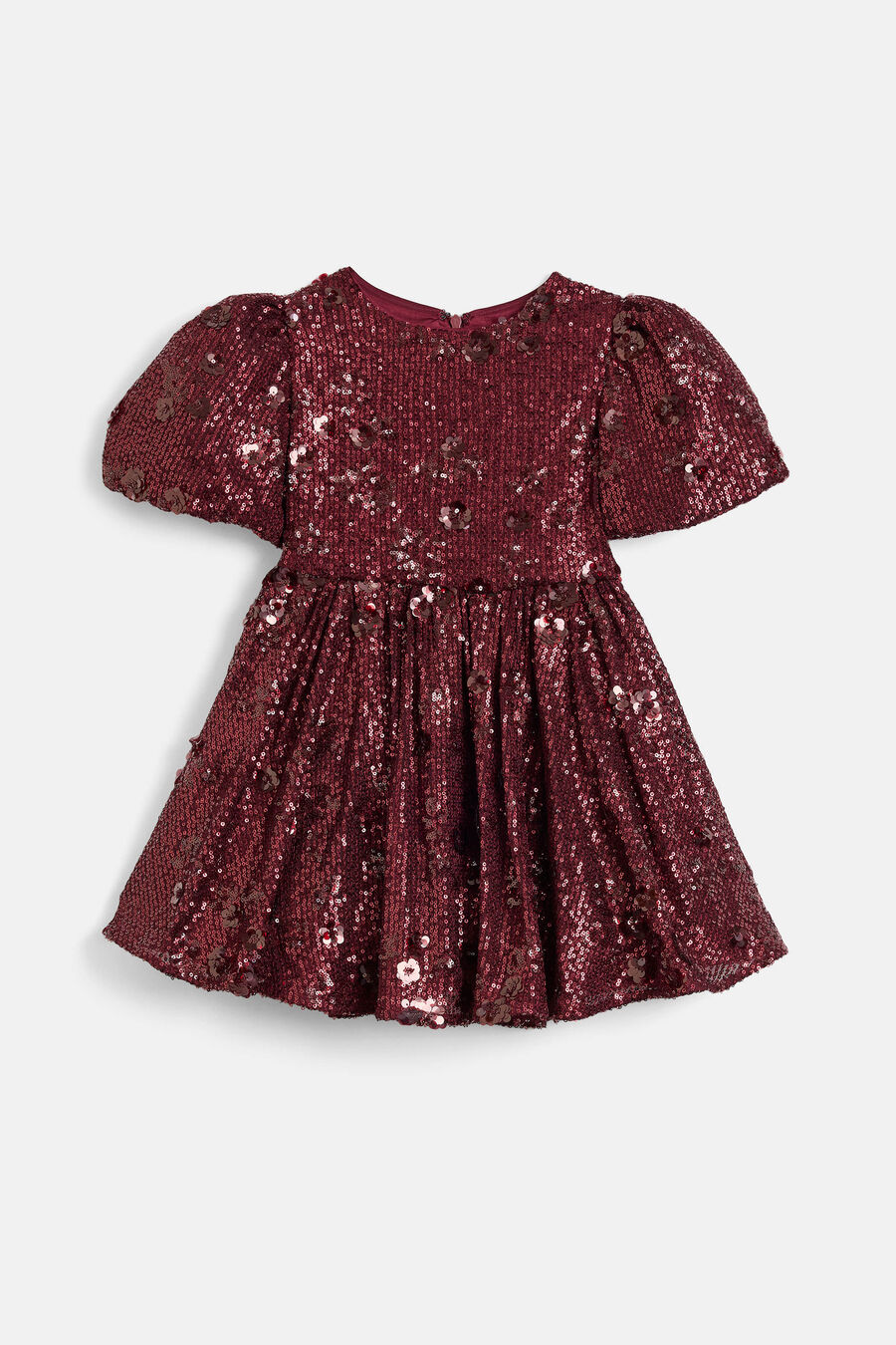 Girls Isabel Flower Sequin Dress