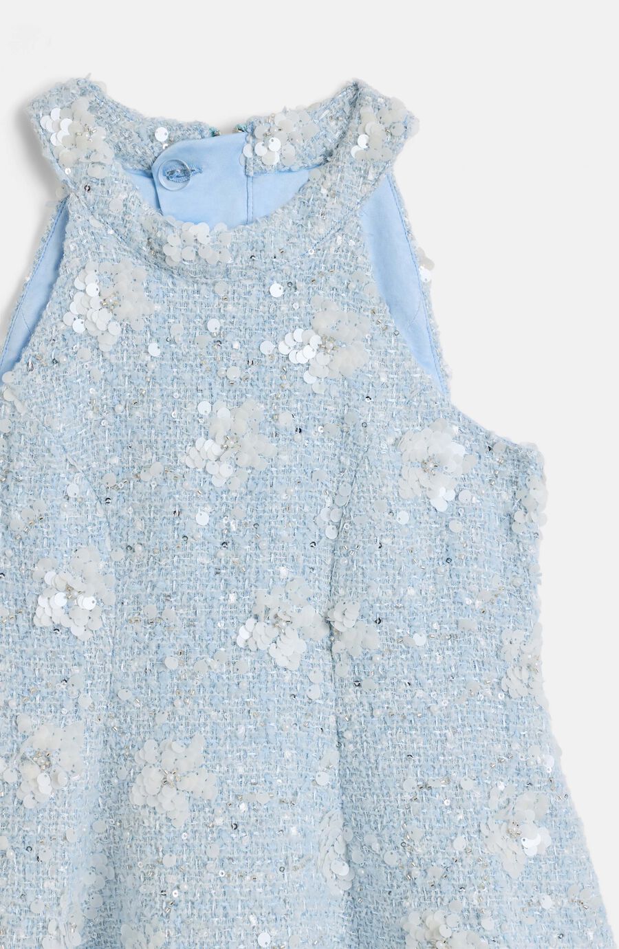 Girls Yve Sequin Boucle Mini Dress
