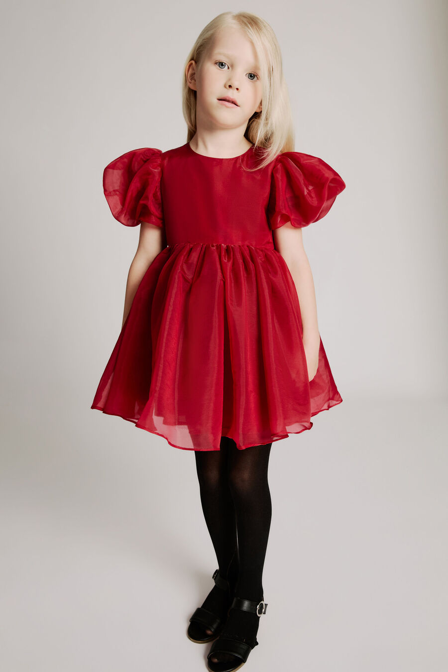 Girls Juliet Organza Mini Dress