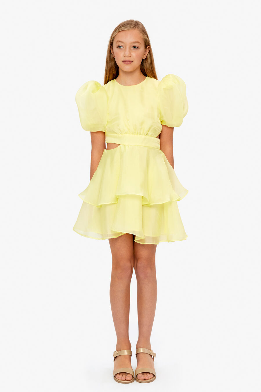 Girls Enya Organza Mini Dress