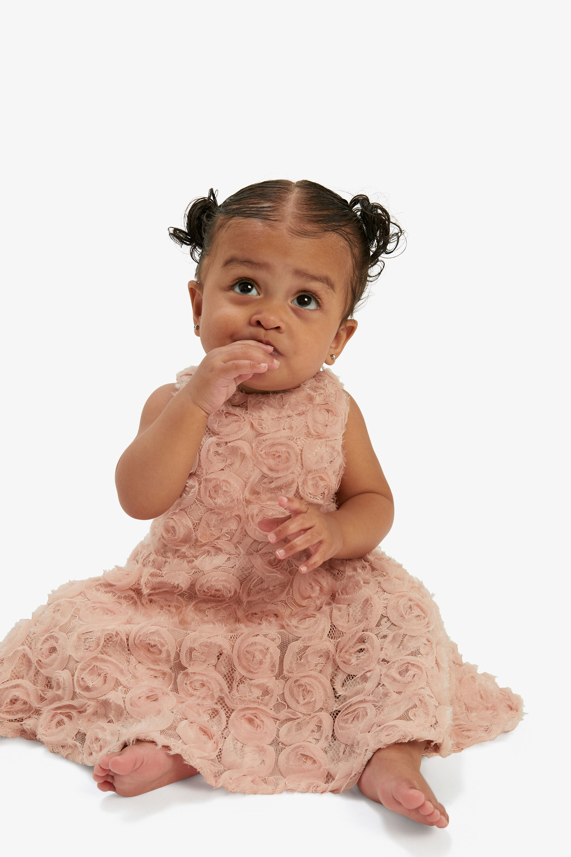 Dusty rose infant dress online