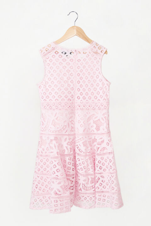 GIRL ELISE LACE DRESS in colour MOOD INDIGO