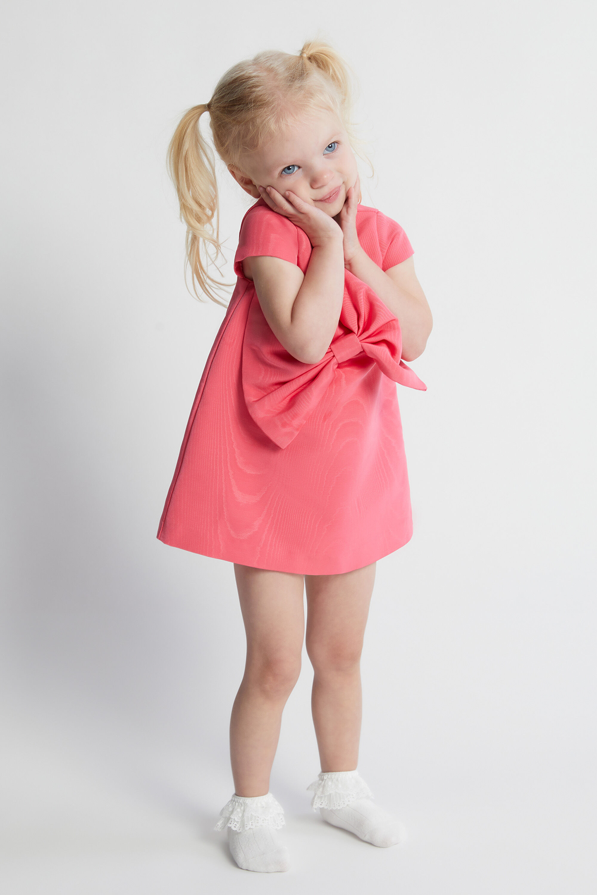 Baby pink dress for baby girl top
