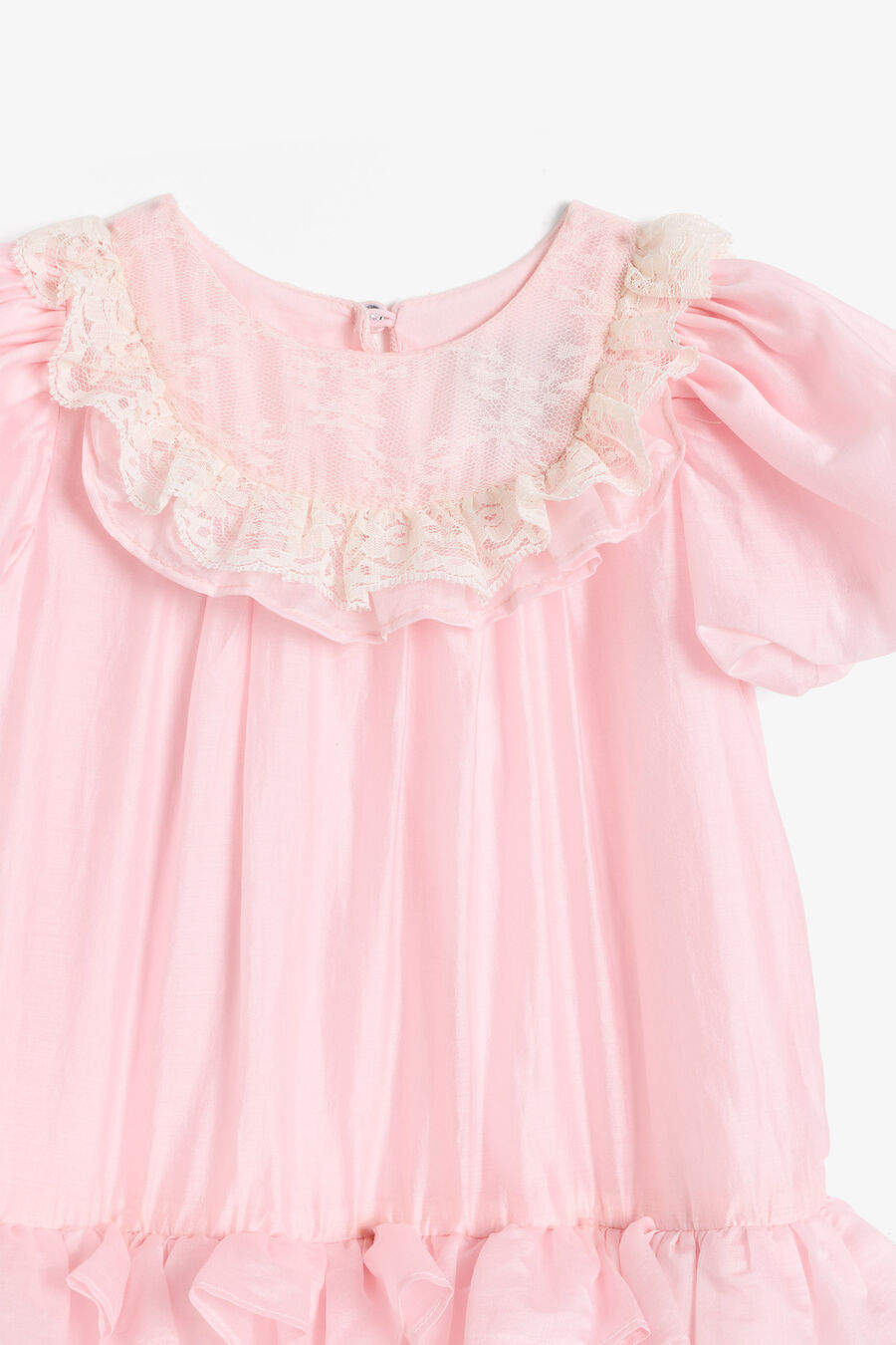 Baby Girl Gemma Lace Trim Dress