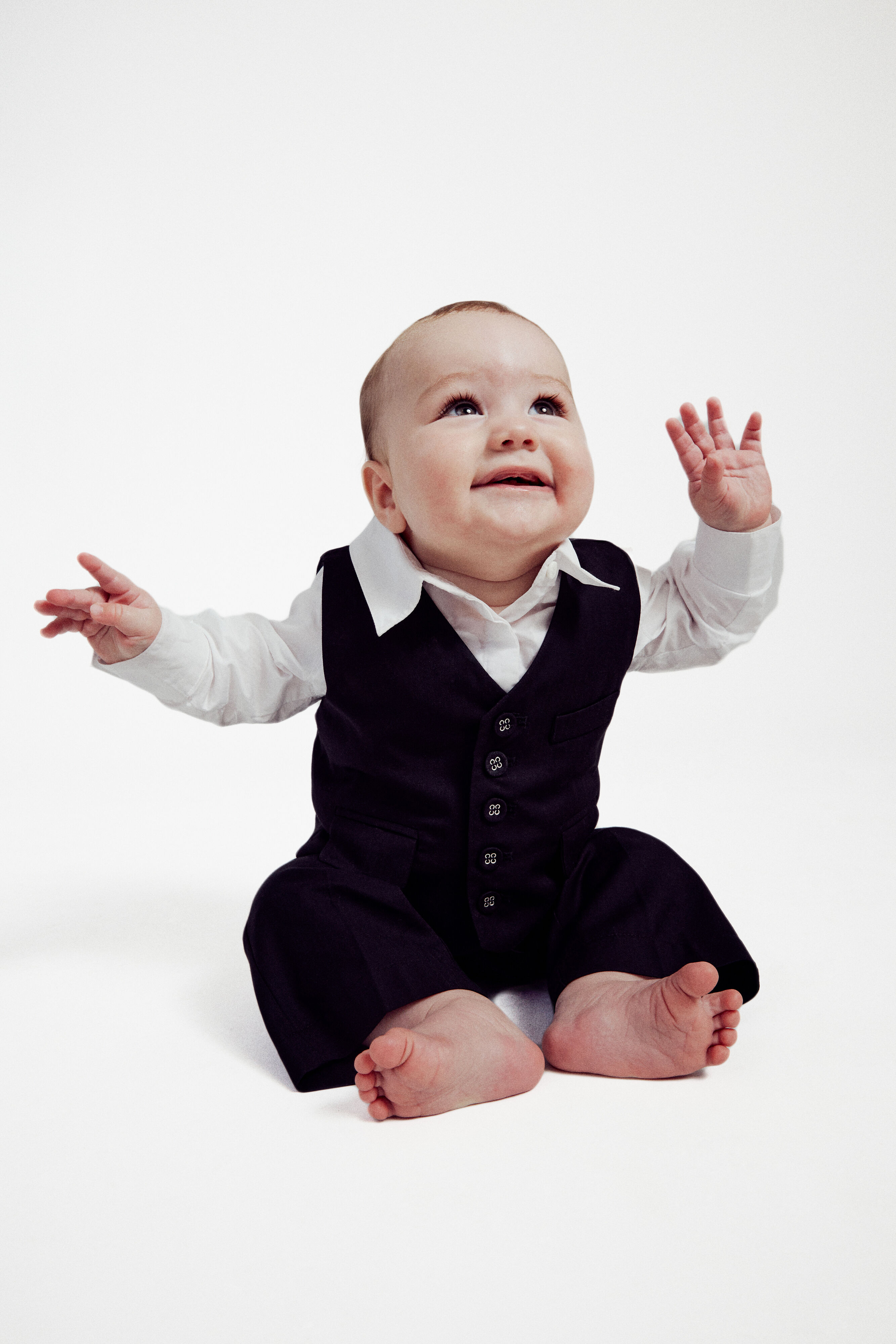 Infant black vest online