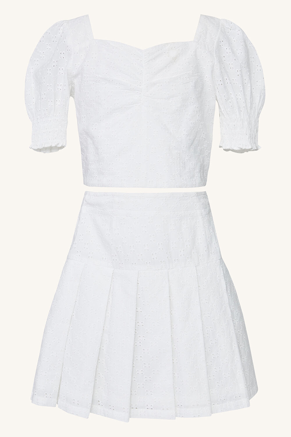 GIRLS ELLIE MINI SKIRT in colour BRIGHT WHITE