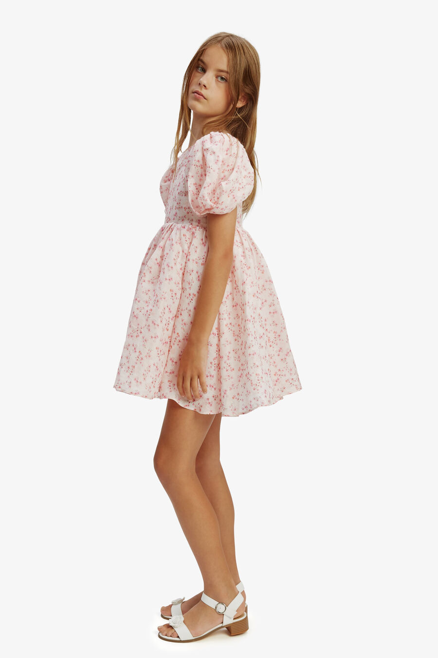 Girls Juliet Floral Mini Dress