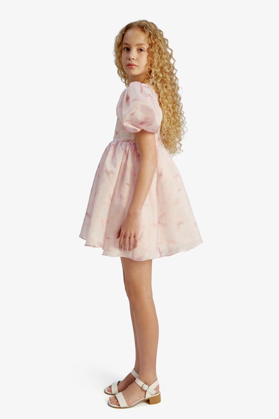 Girls Juliet Organza Mini Dress
