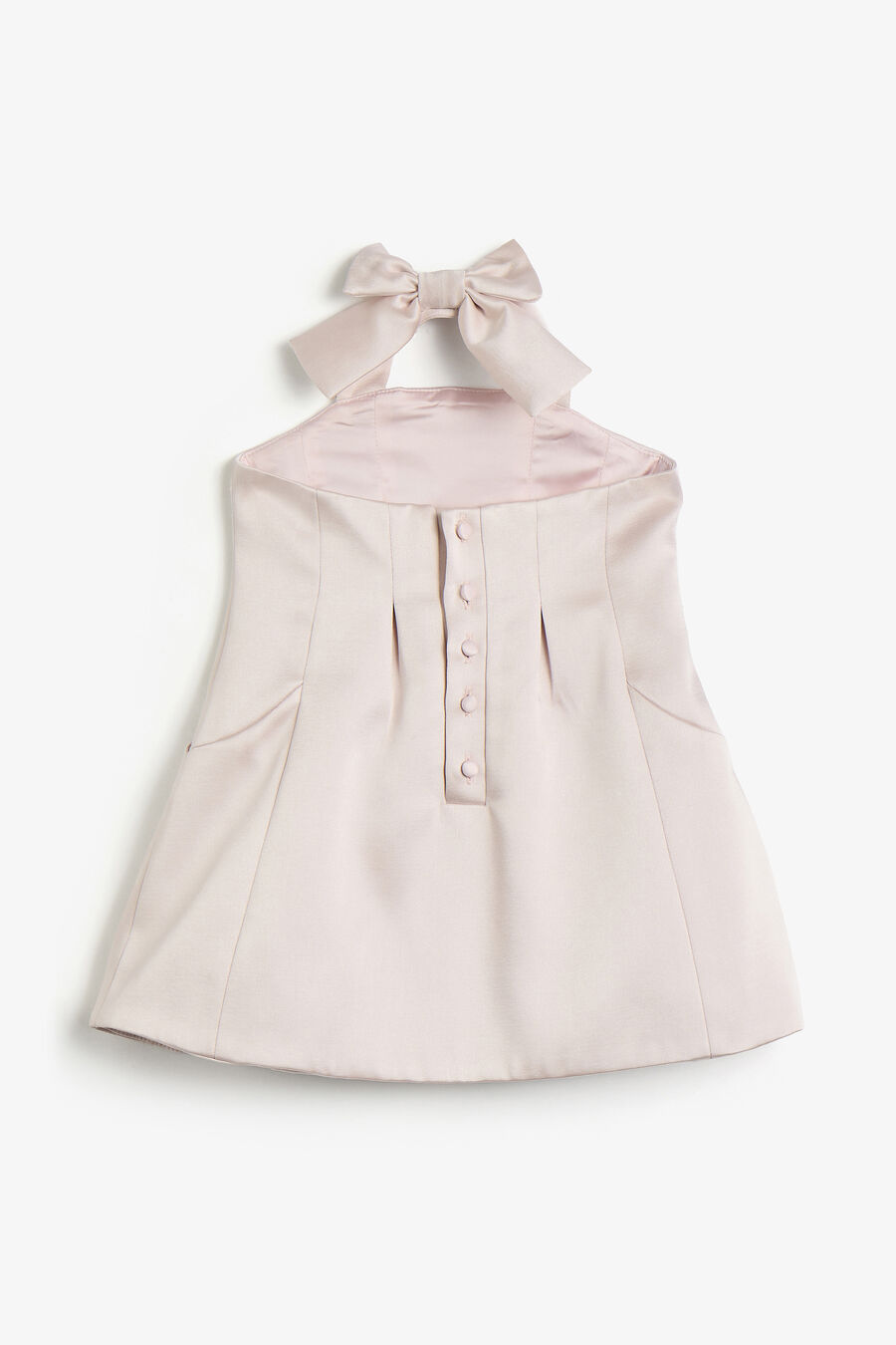 Baby Girl Amina Satin Halter Dress