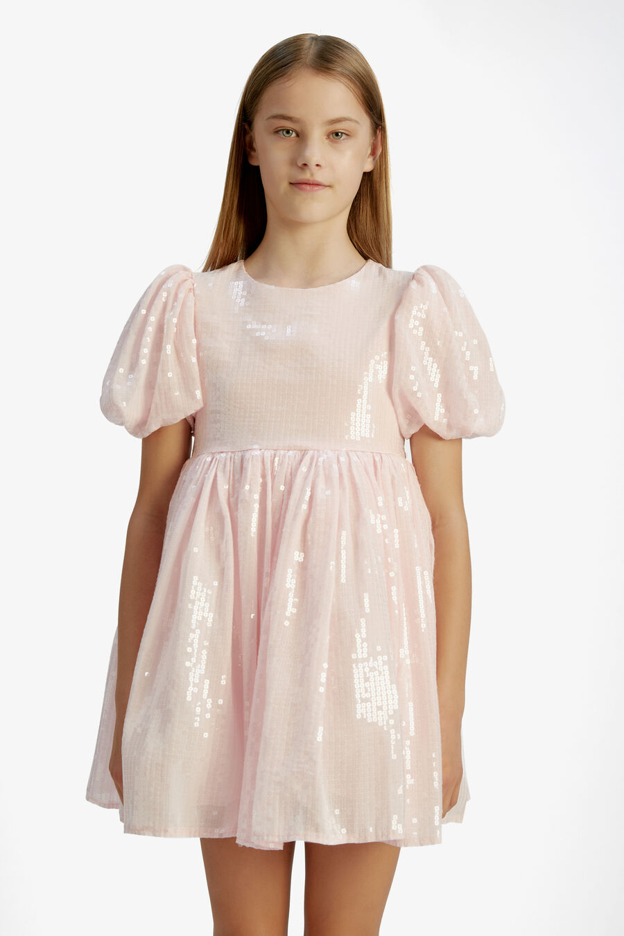 Girls Halina Sequin Mini Dress