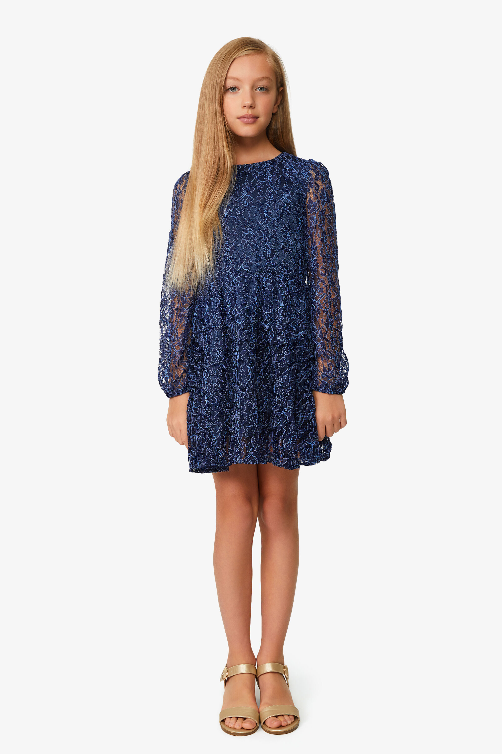 Bardot junior navy discount dress