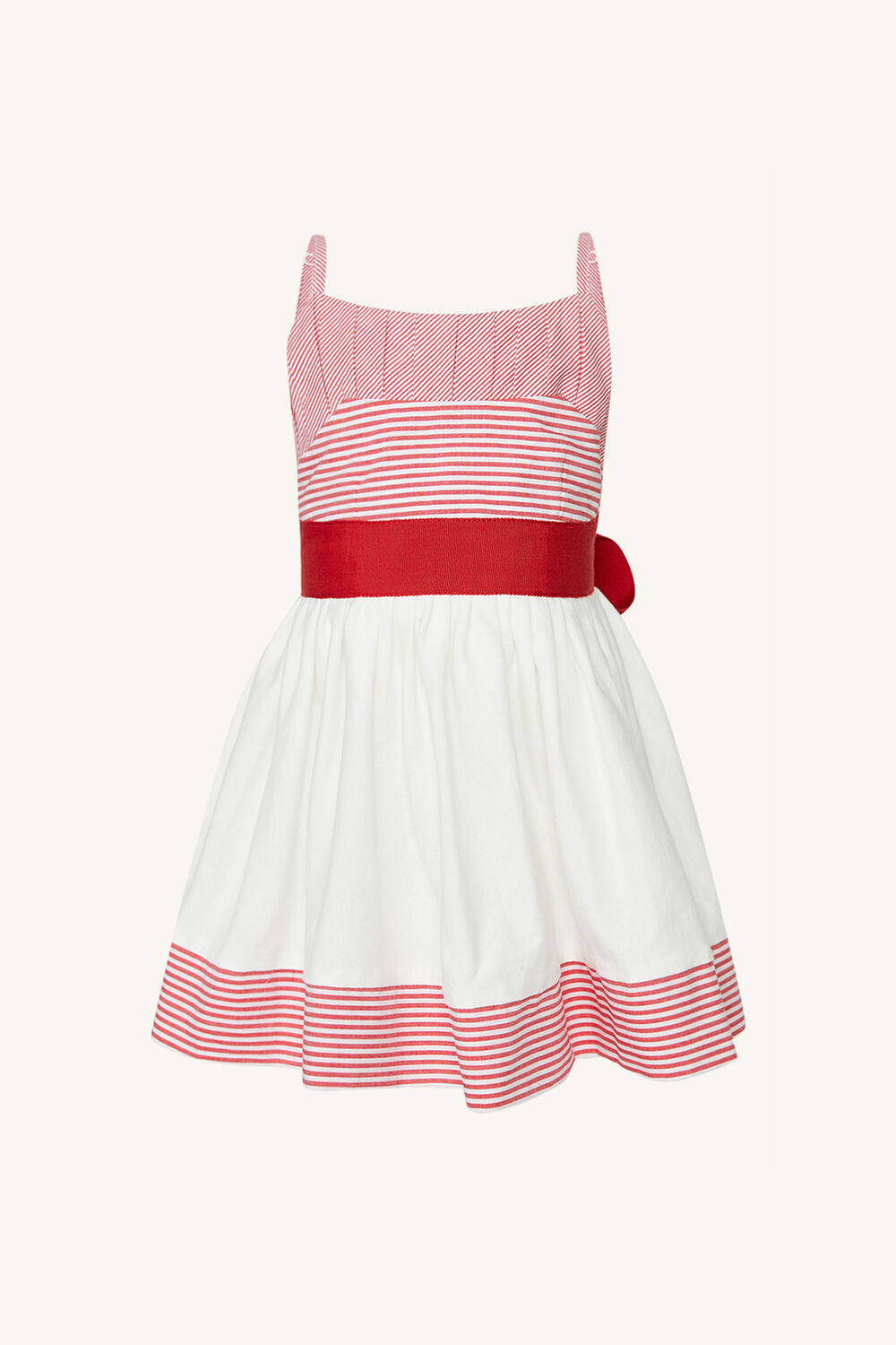 BABY GIRL FRENCHY DRESS in colour TANGO RED