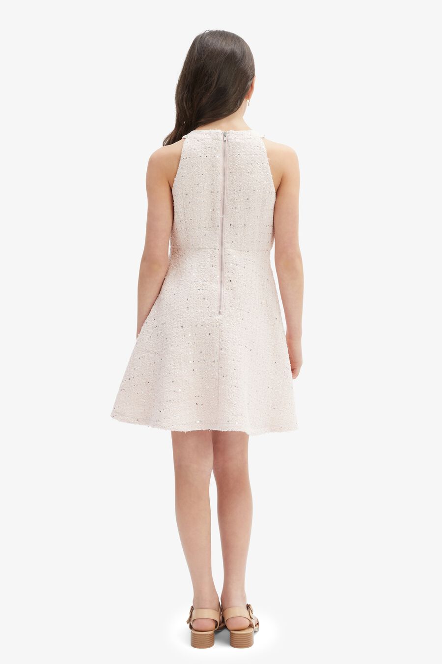 Girls Roma Boucle Dress