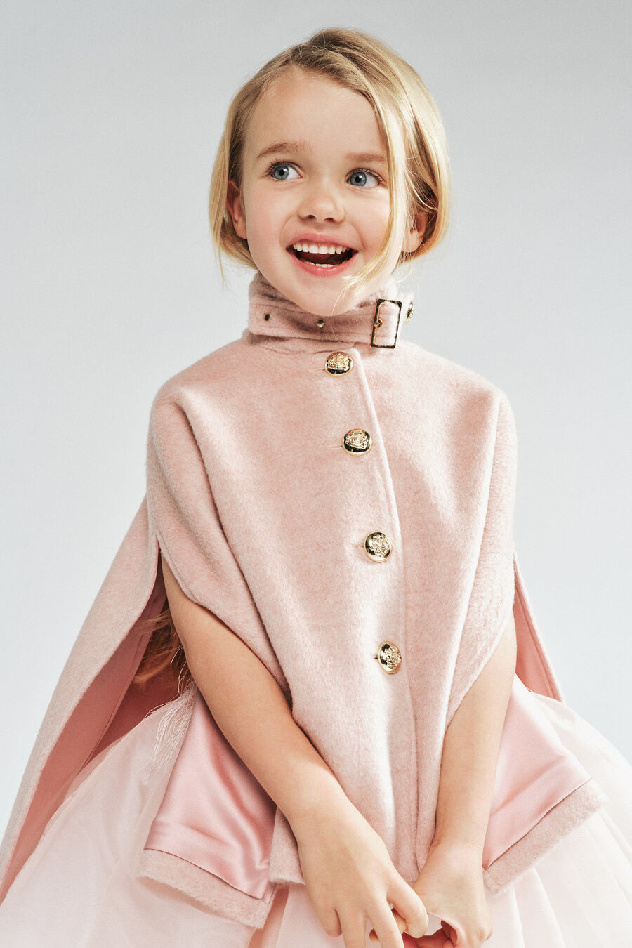 Girls Isabella Wool Cape