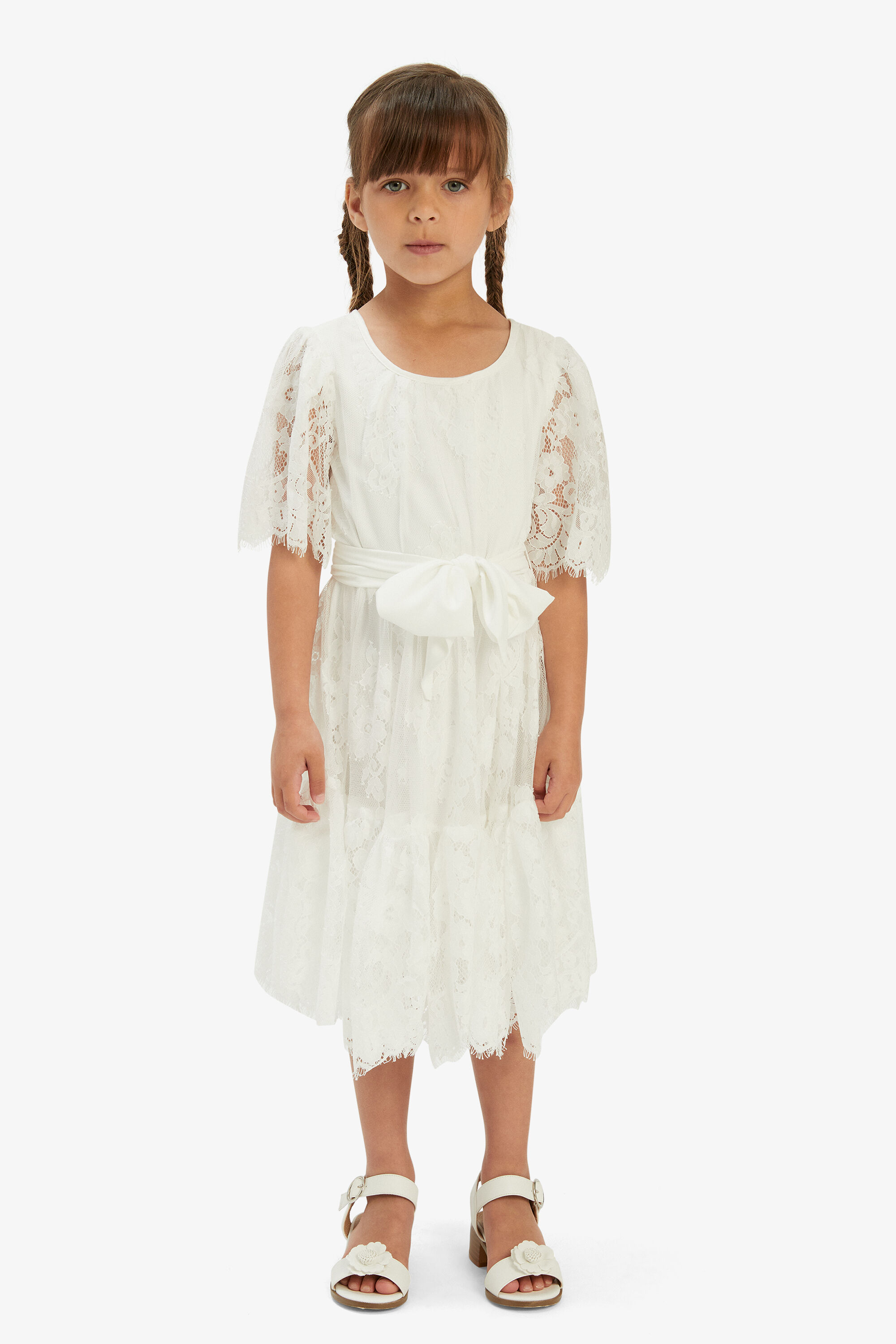 Bardot flower girl dress 2025