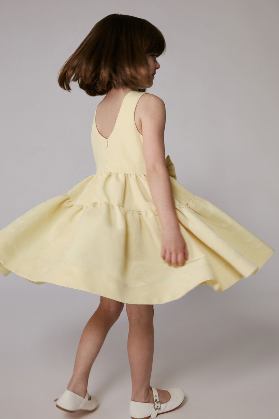 Girls Zaida Mini Bow Dress