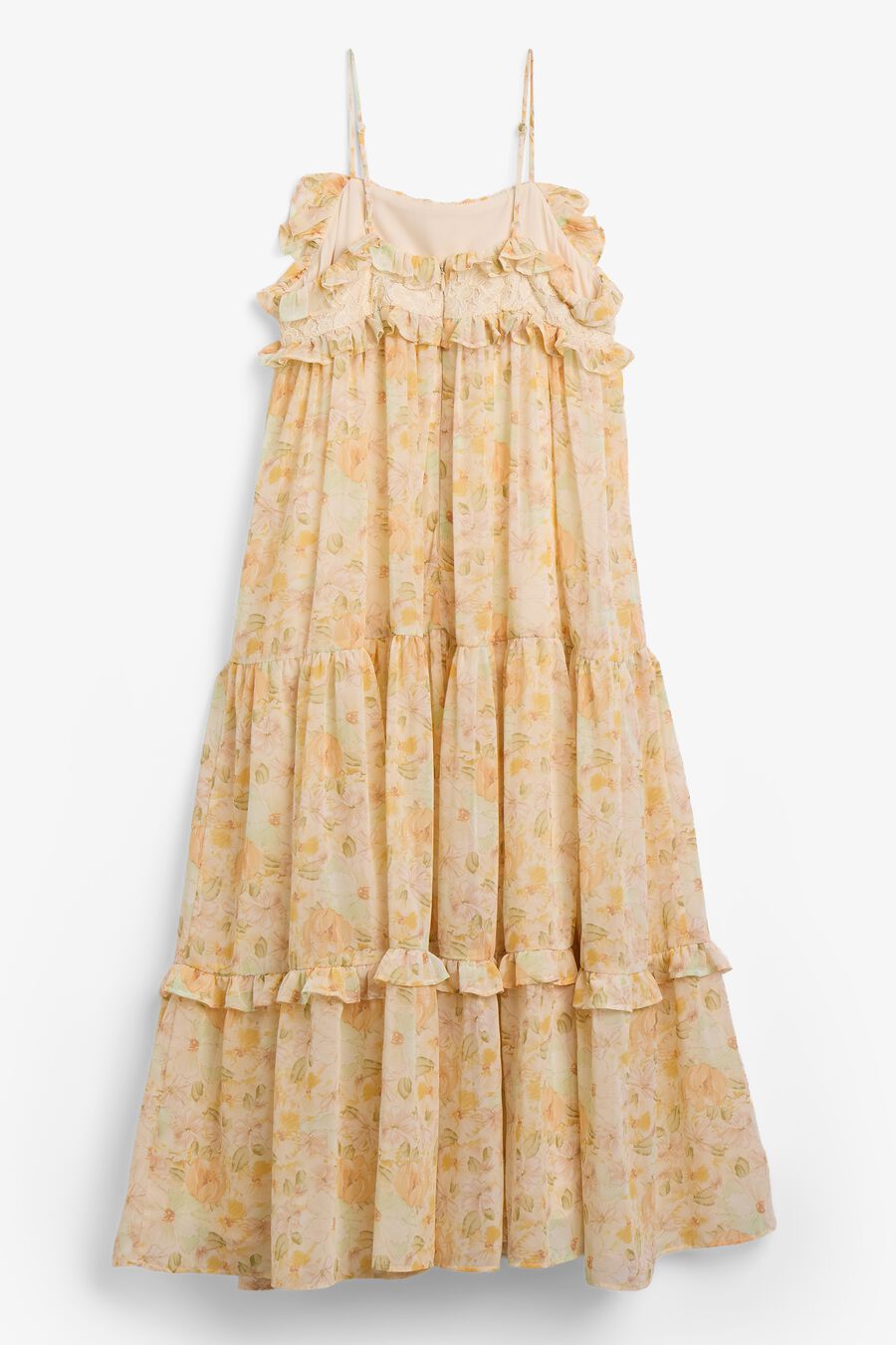 ANNA FLORAL CHIFFON DRESS in colour Floral
