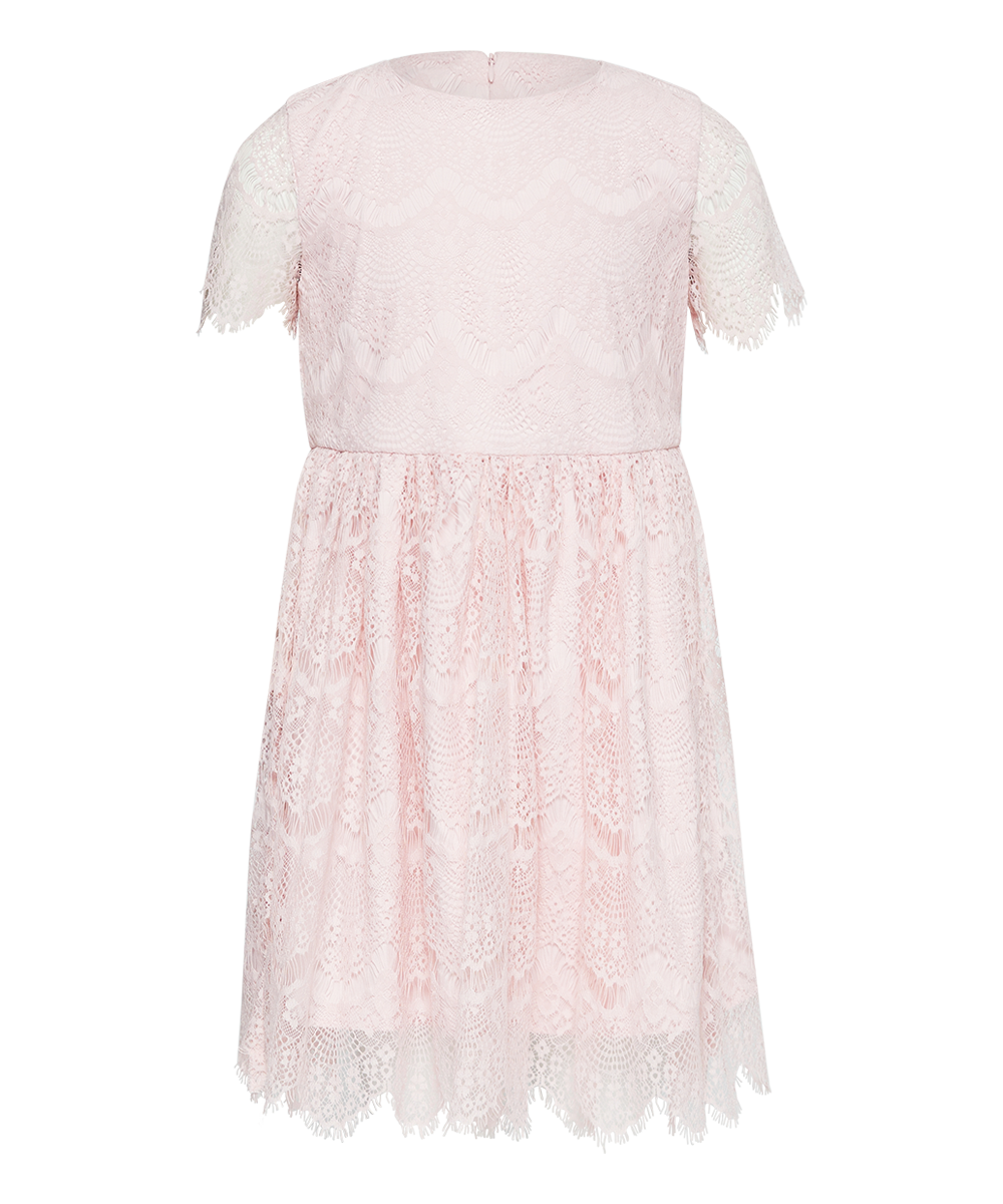 GIRLS MARGOT LACE DRESS in colour POTPOURRI