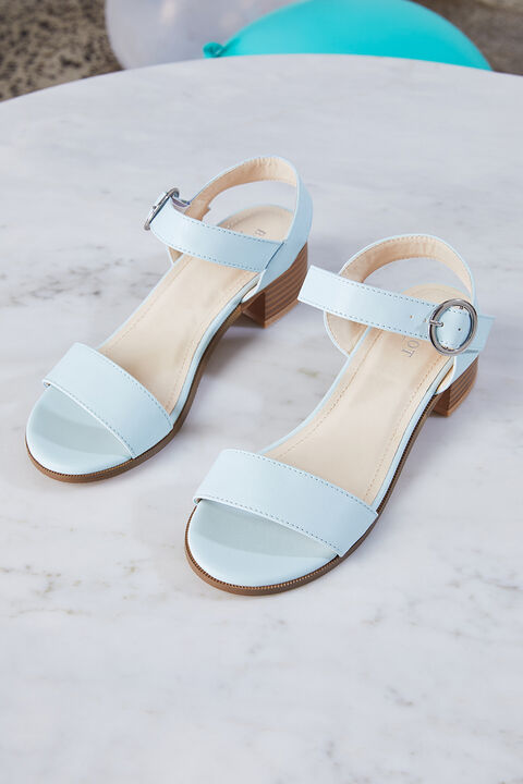 BUCKLE HEEL in colour BALLAD BLUE