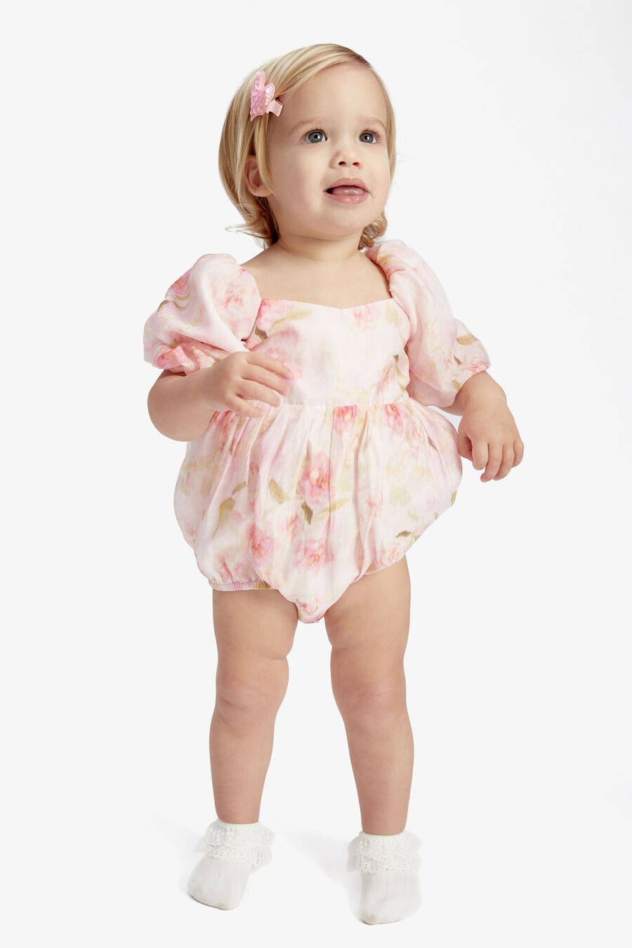 Baby Girl Ellory Tie Grow