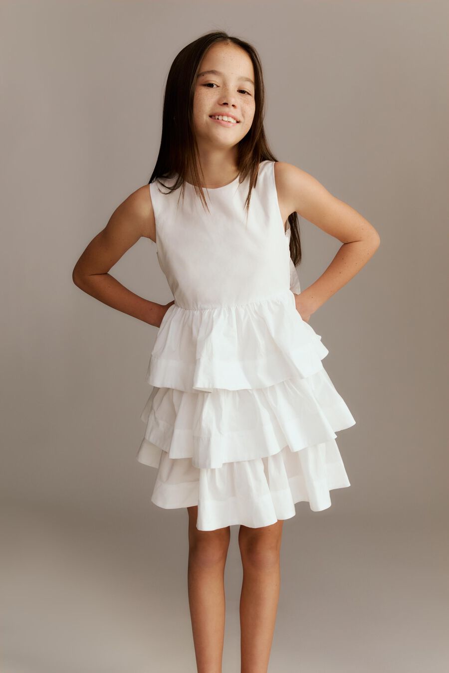 Girls Gia Poplin Dress