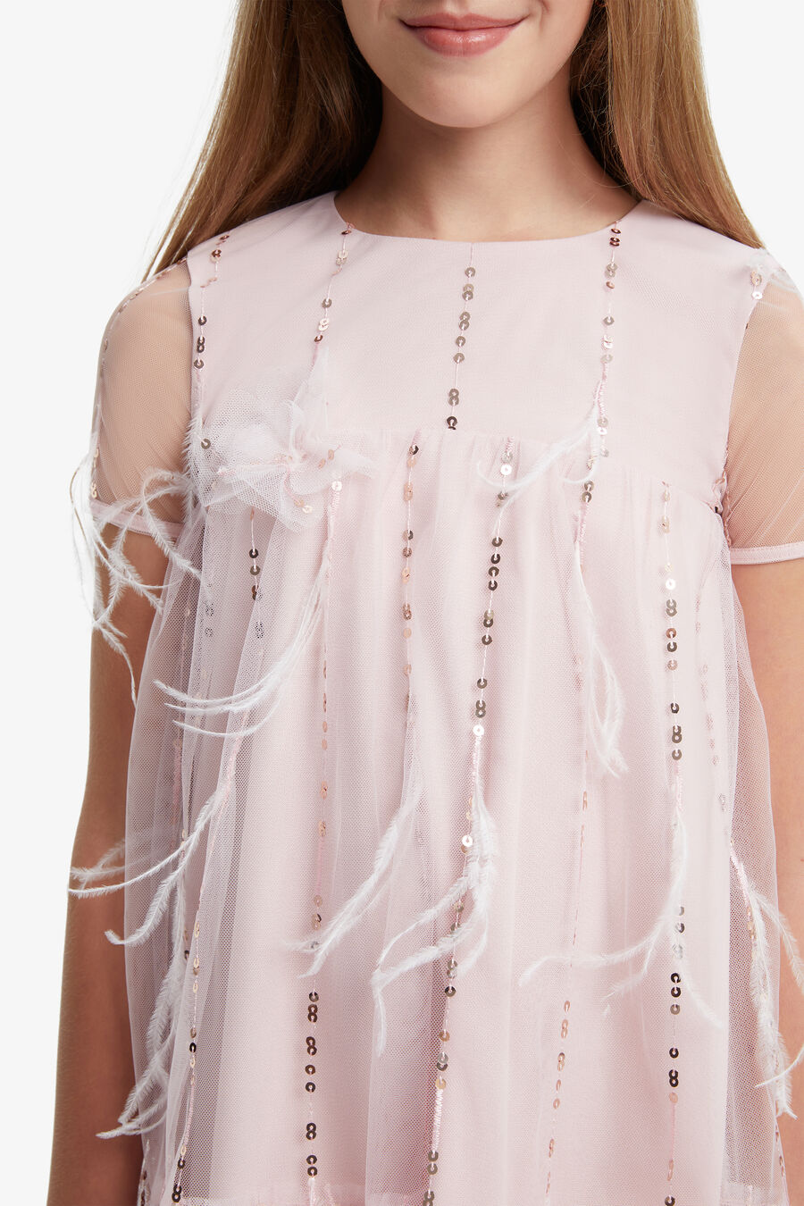 Girls Emarie Striped Dress