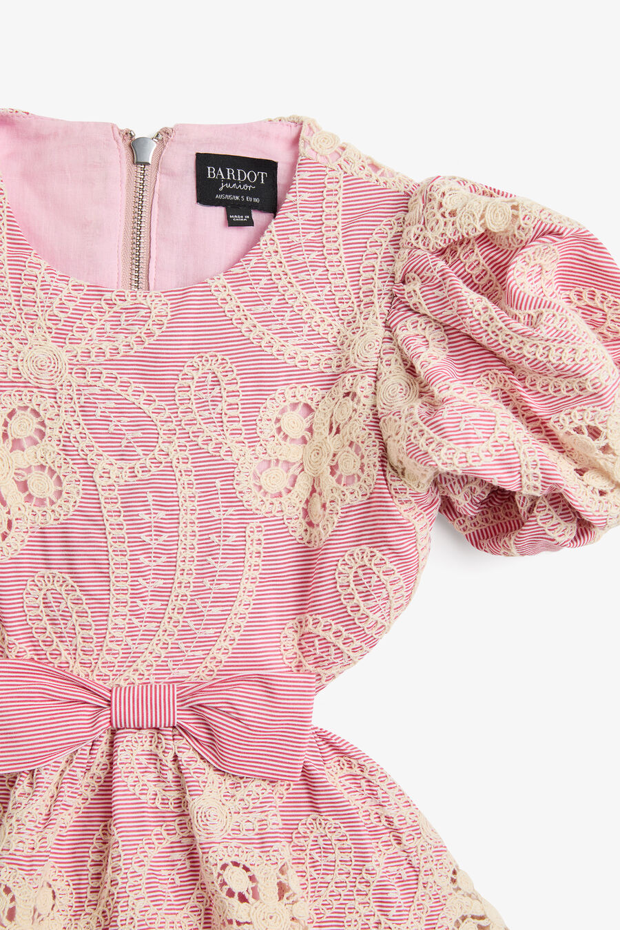 Girls Bella Stripe Mini Dress