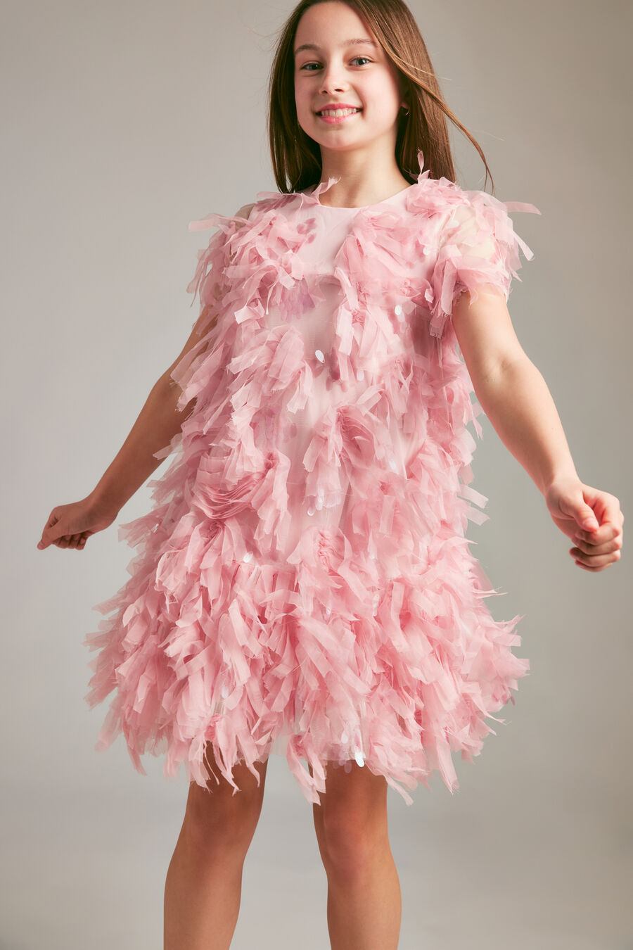 Girls Mallory Tiered Dress