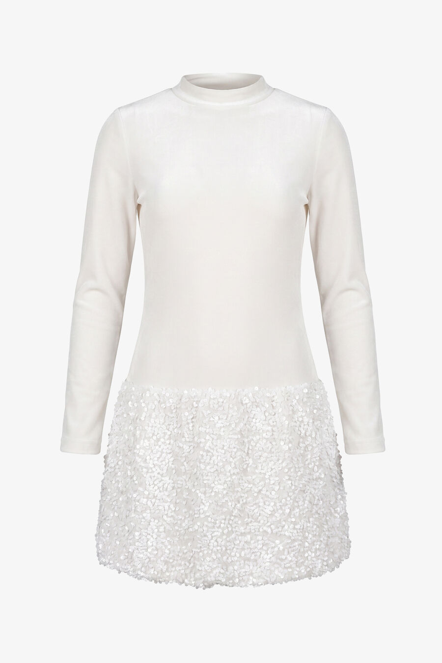 Girls Andi Velour Bubble Dress