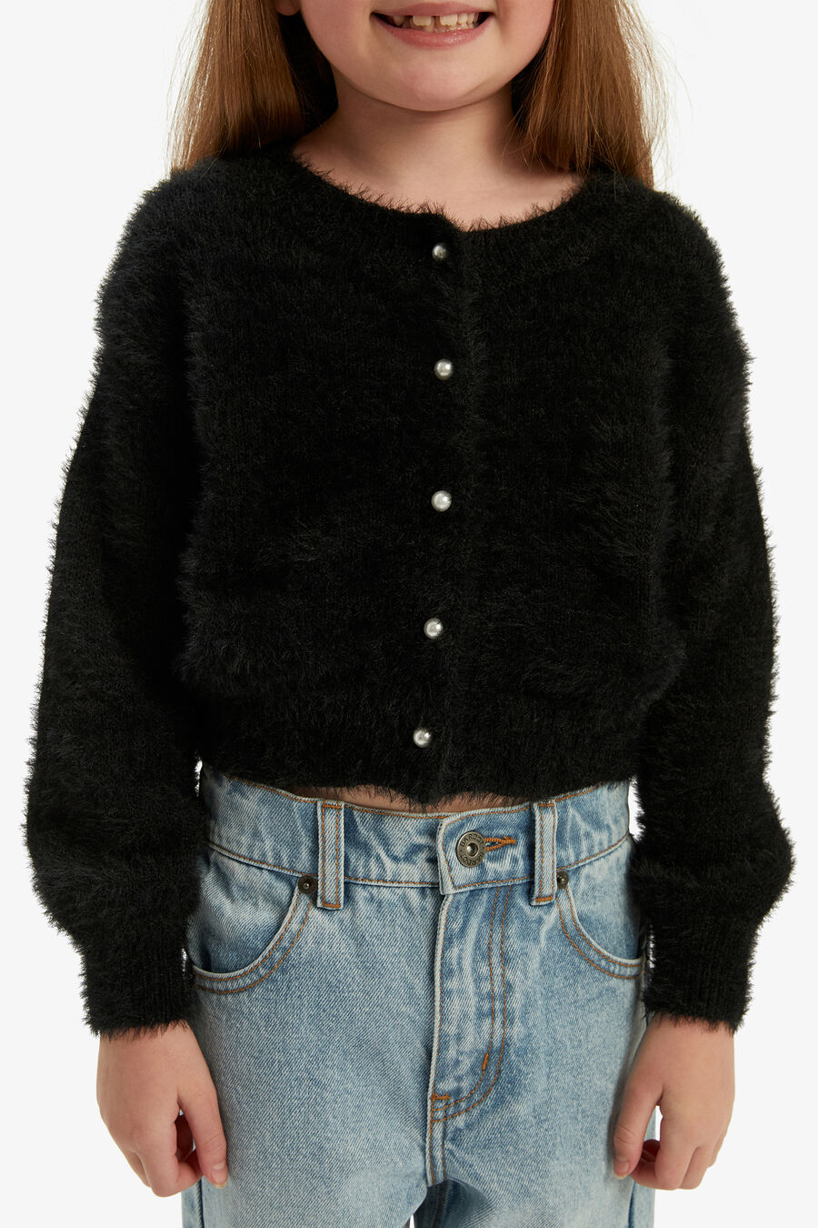 Girls Bell Sleeve Cardi