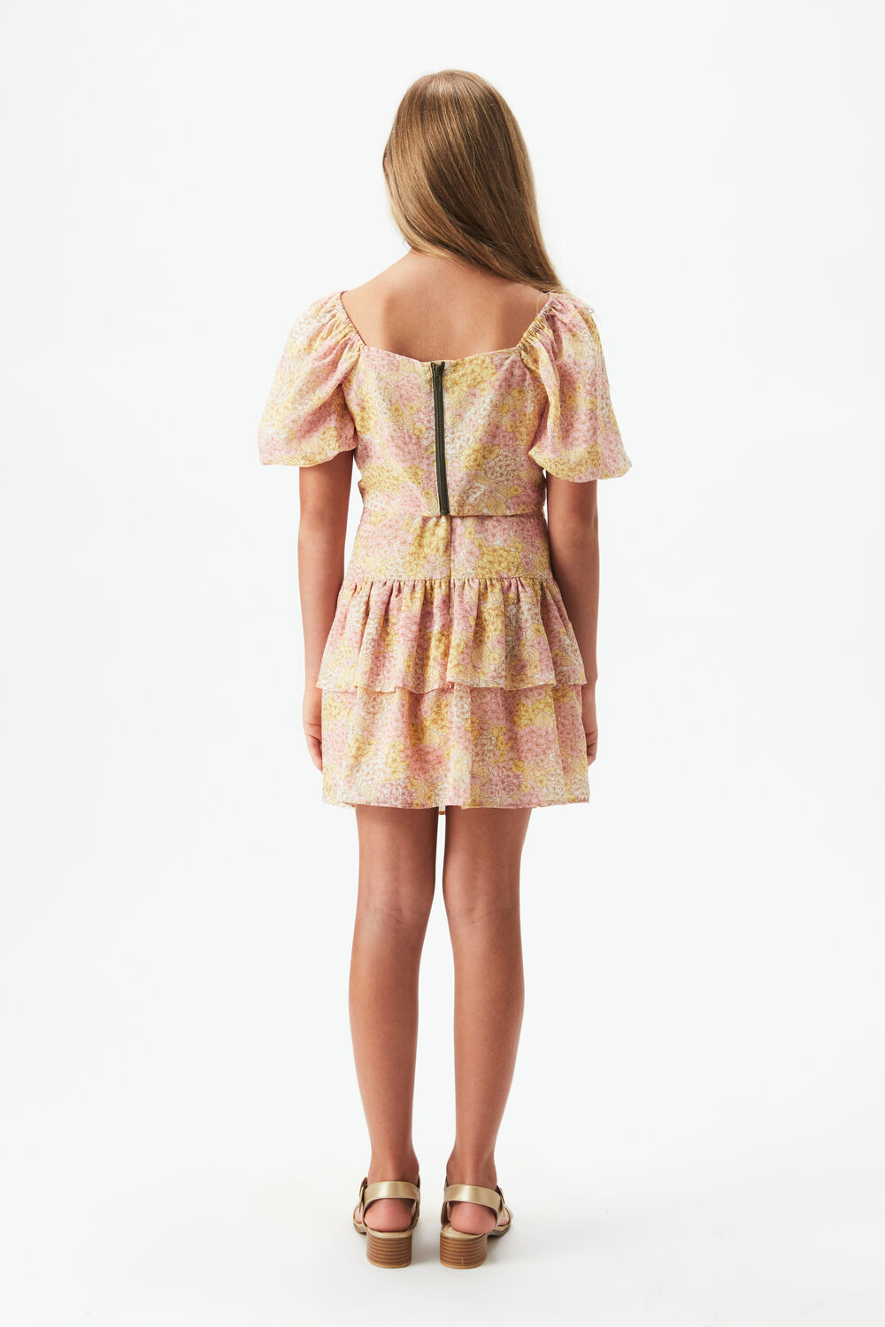GIRLS AMEILA FLORAL SKIRT in colour EL N YELLOW