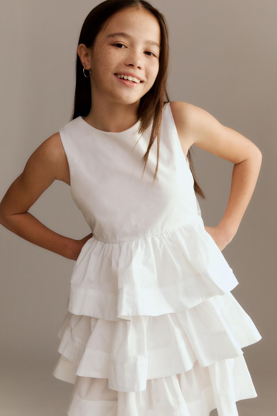 Girls Gia Poplin Dress